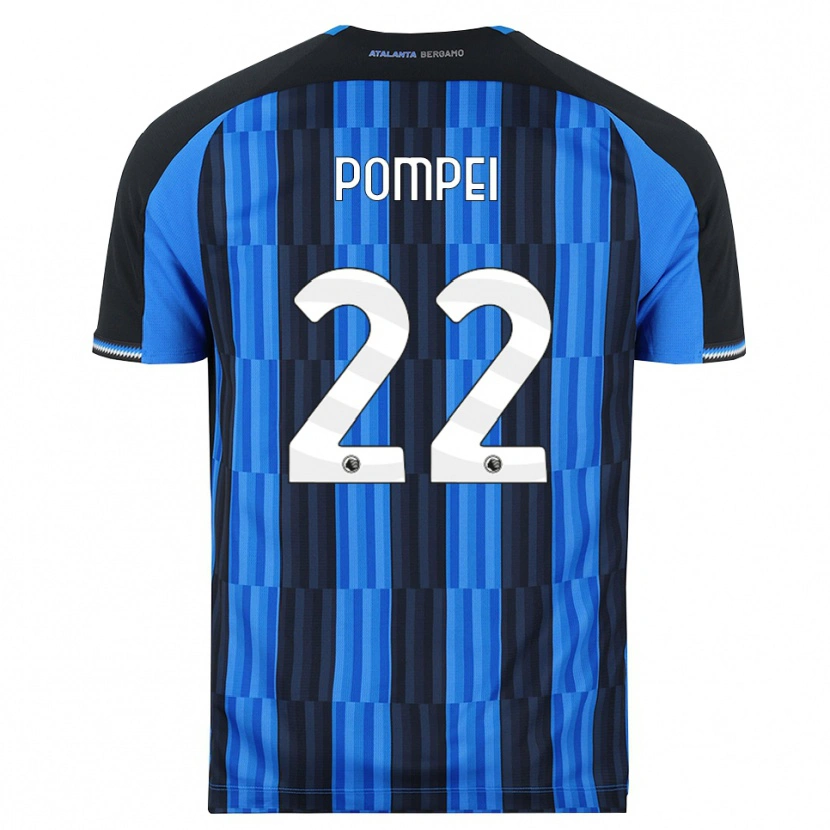 Danxen Uomo Maglia Thomas Pompei #22 Blu Nero Rosso Kit Gara Home 2026/27 Maglietta