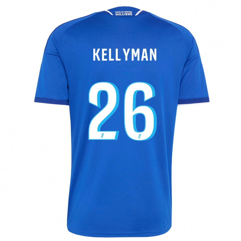 Danxen Donna Maglia Omari Kellyman #26 Blu Reale Bianco Kit Gara Home 2026/27 Maglietta