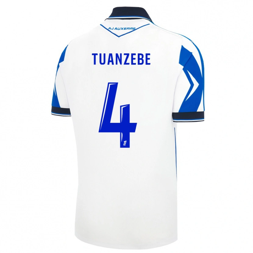Danxen Donna Maglia Axel Tuanzebe #4 Nero Bianco Blu Kit Gara Home 2026/27 Maglietta