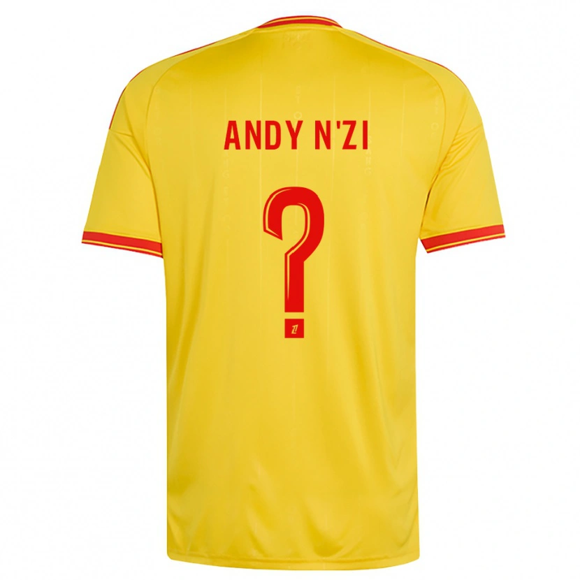 Danxen Donna Maglia Christ Andy N'zi #0 Oro Arancio Rosso Kit Gara Home 2026/27 Maglietta