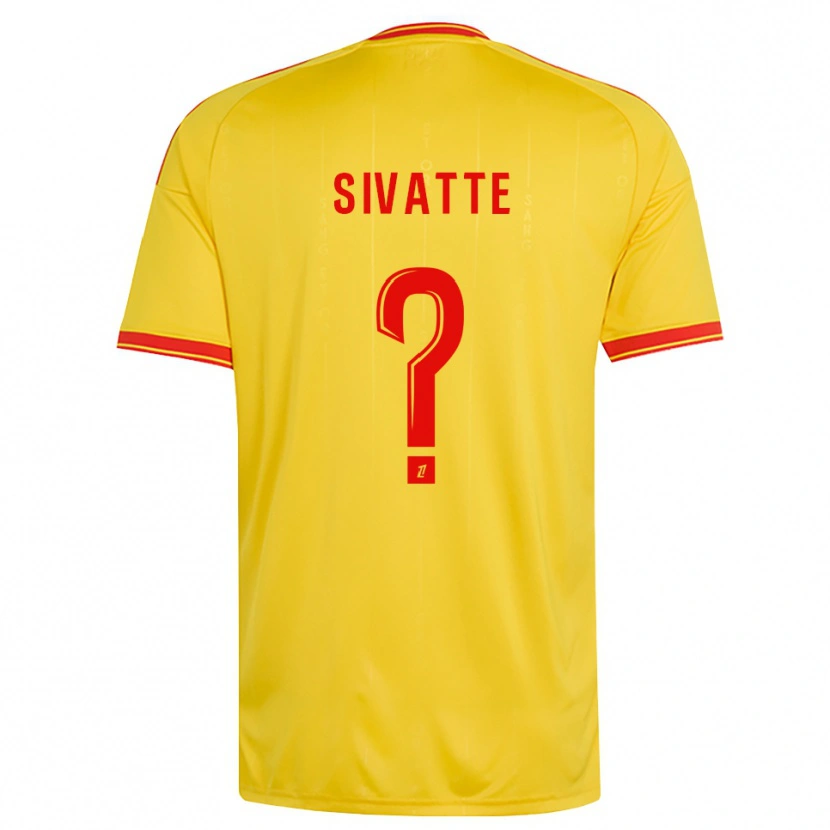 Danxen Donna Maglia Noah Sivatte #0 Oro Arancio Rosso Kit Gara Home 2026/27 Maglietta