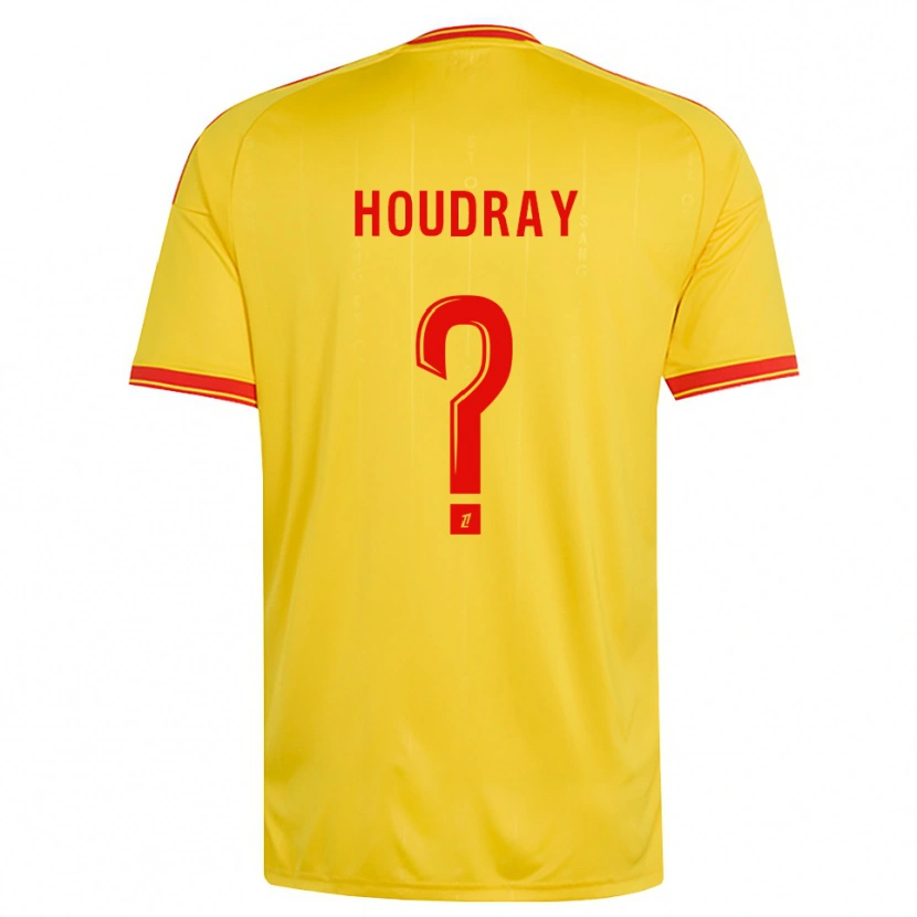Danxen Donna Maglia Leyaan Houdray #0 Oro Arancio Rosso Kit Gara Home 2026/27 Maglietta