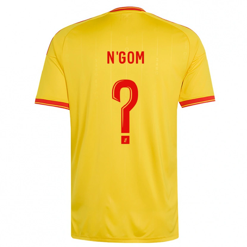 Danxen Donna Maglia Tidjani N'gom #0 Oro Arancio Rosso Kit Gara Home 2026/27 Maglietta