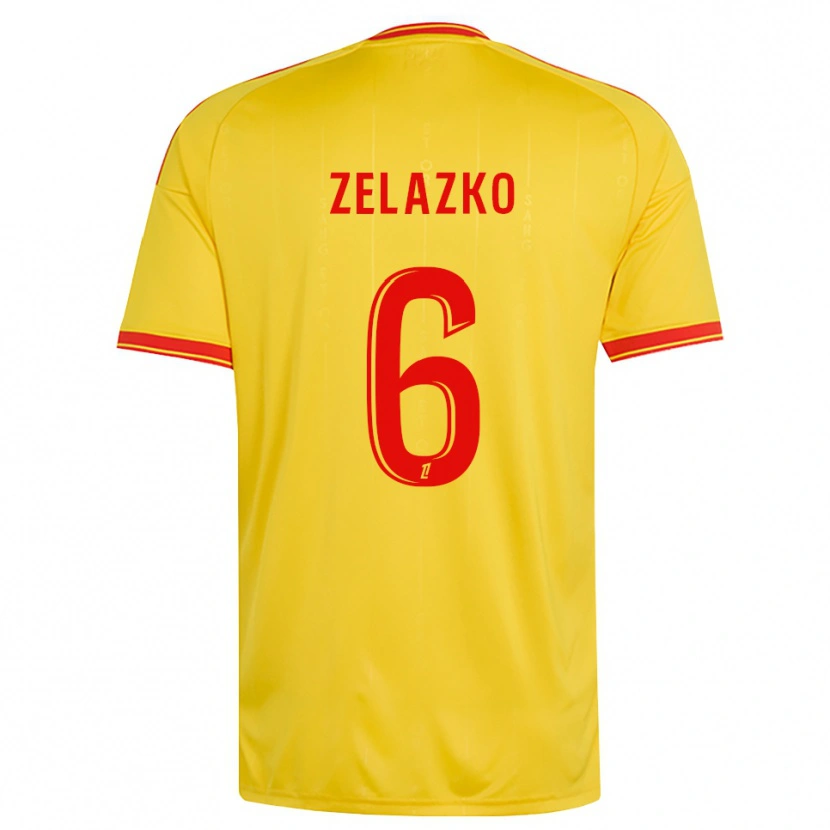 Danxen Donna Maglia Robin Zelazko #6 Oro Arancio Rosso Kit Gara Home 2026/27 Maglietta