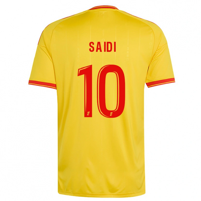 Danxen Donna Maglia Kahissa Saïdi #10 Oro Arancio Rosso Kit Gara Home 2026/27 Maglietta