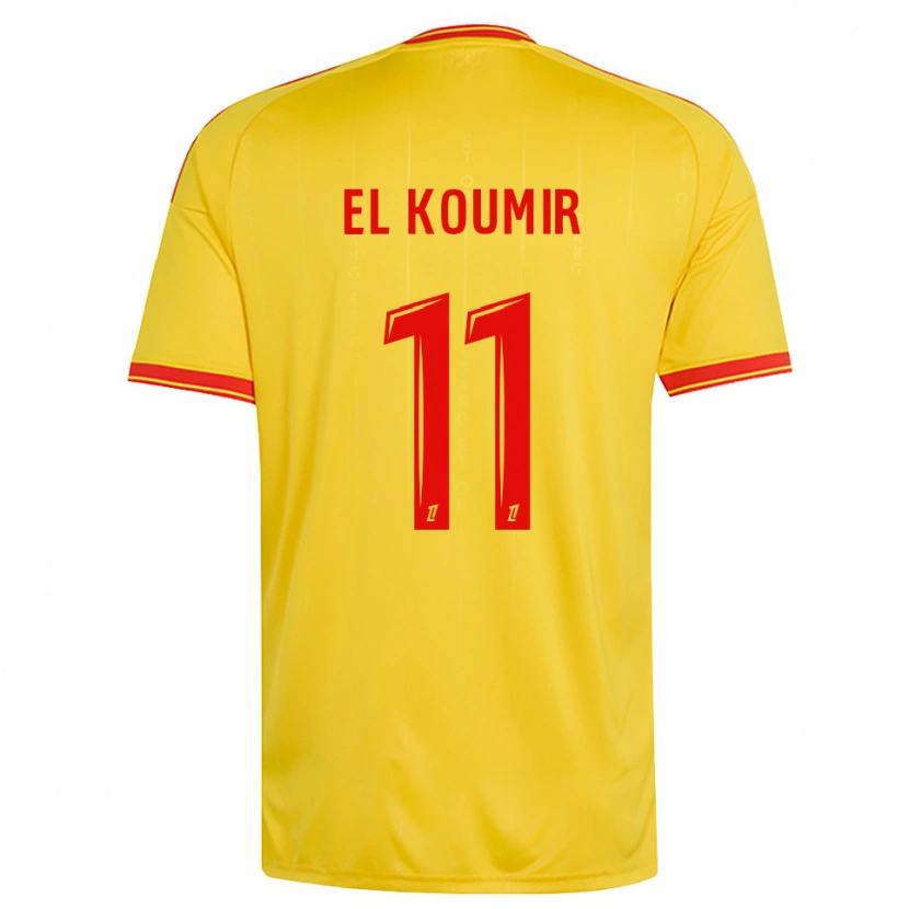 Danxen Donna Maglia Kaîna El Koumir #11 Oro Arancio Rosso Kit Gara Home 2026/27 Maglietta