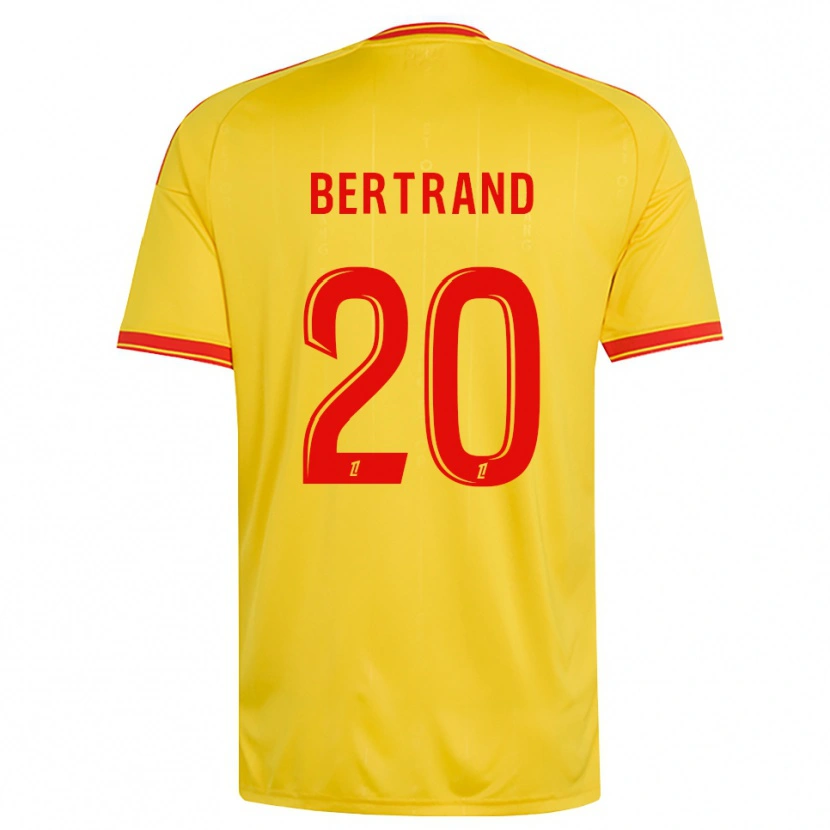 Danxen Donna Maglia Clara Bertrand #20 Oro Arancio Rosso Kit Gara Home 2026/27 Maglietta