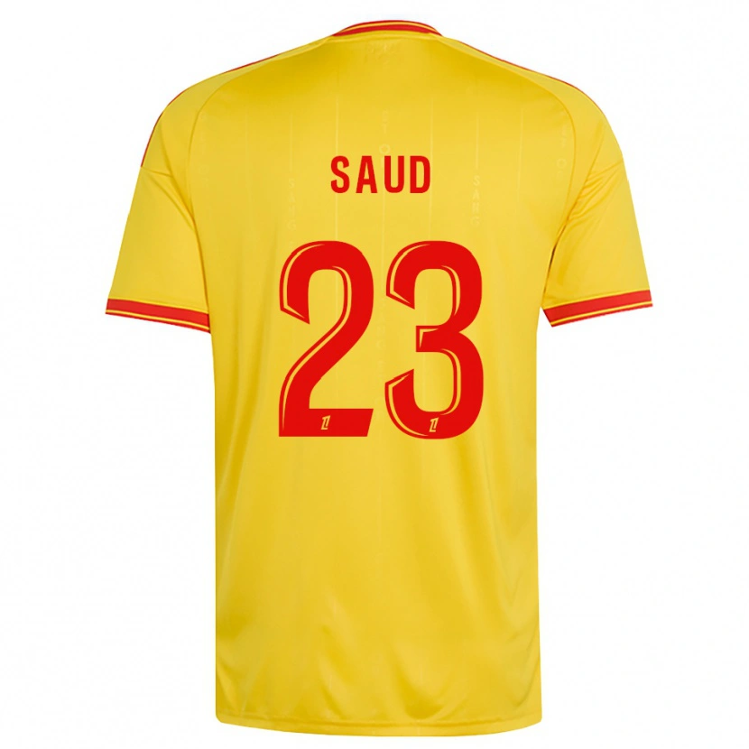 Danxen Donna Maglia Saud Abdulhamid #23 Oro Arancio Rosso Kit Gara Home 2026/27 Maglietta