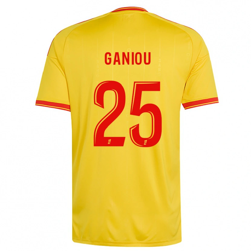 Danxen Donna Maglia Ismaëlo Ganiou #25 Oro Arancio Rosso Kit Gara Home 2026/27 Maglietta