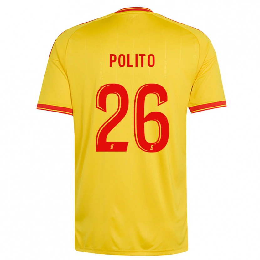 Danxen Donna Maglia Carla Polito #26 Oro Arancio Rosso Kit Gara Home 2026/27 Maglietta