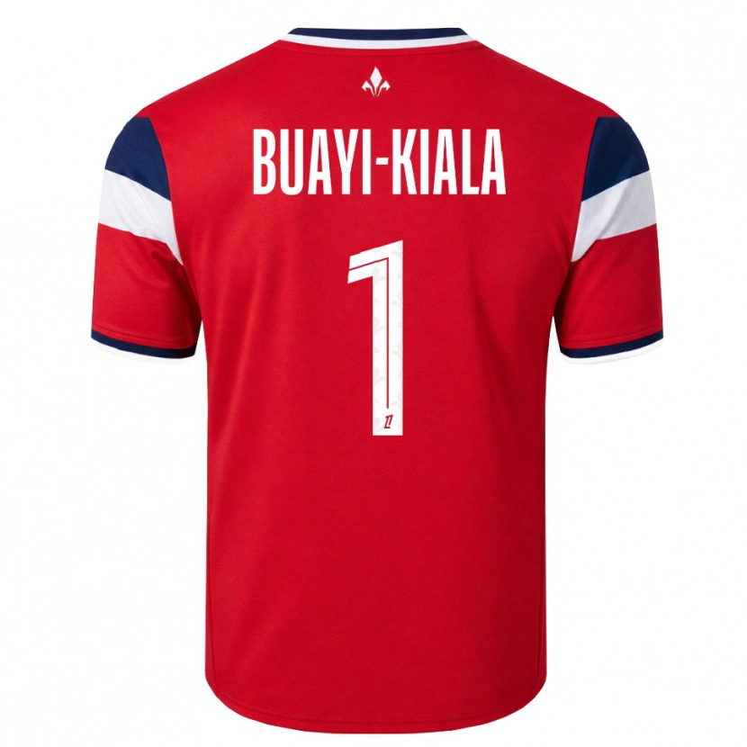 Danxen Donna Maglia Israël Buayi-Kiala #1 Rosso Bianco Blu Reale Kit Gara Home 2026/27 Maglietta