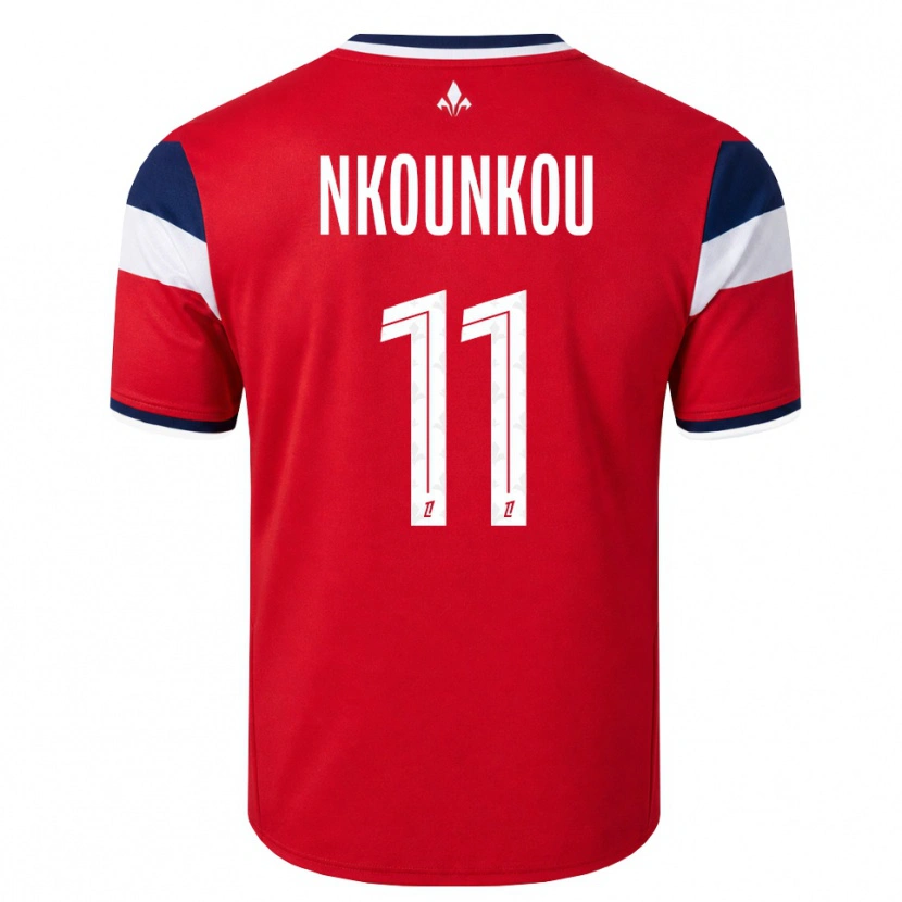 Danxen Donna Maglia Evrack Nkounkou #11 Rosso Bianco Blu Reale Kit Gara Home 2026/27 Maglietta