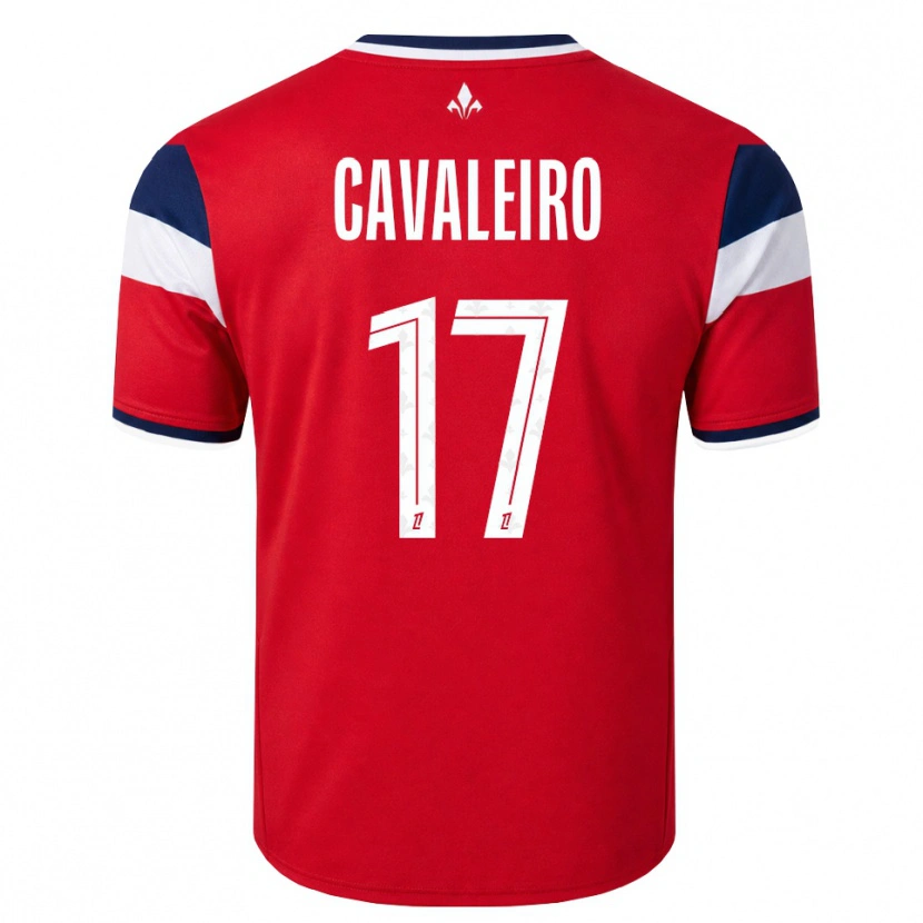 Danxen Donna Maglia Ivan Cavaleiro #17 Rosso Bianco Blu Reale Kit Gara Home 2026/27 Maglietta