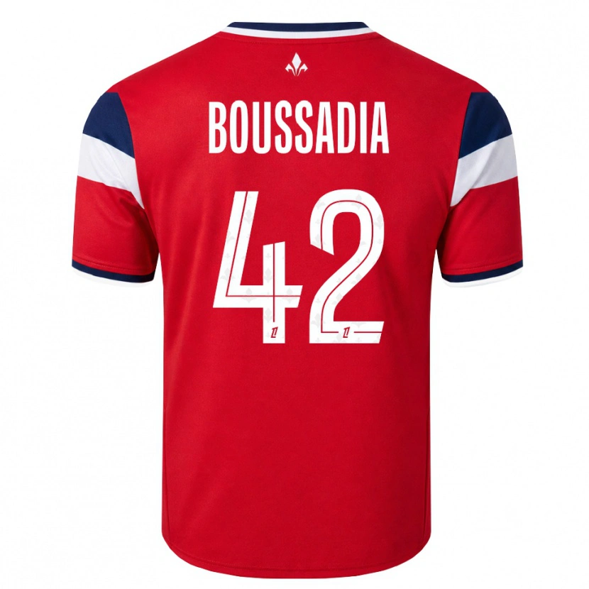 Danxen Donna Maglia Saad Boussadia #42 Rosso Bianco Blu Reale Kit Gara Home 2026/27 Maglietta
