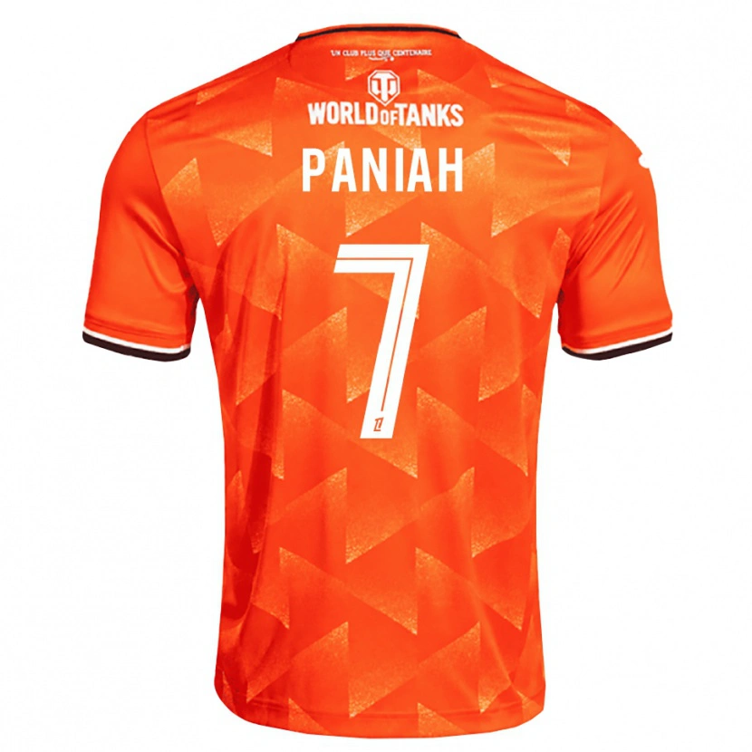 Danxen Donna Maglia Djedjom Paniah #7 Arancio Bianco Nero Kit Gara Home 2026/27 Maglietta