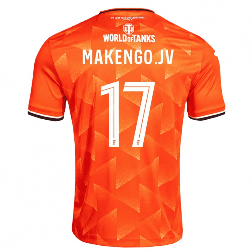 Danxen Donna Maglia Jean-Victor Makengo #17 Arancio Bianco Nero Kit Gara Home 2026/27 Maglietta