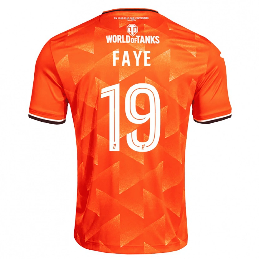 Danxen Donna Maglia Souleymane Faye #19 Arancio Bianco Nero Kit Gara Home 2026/27 Maglietta