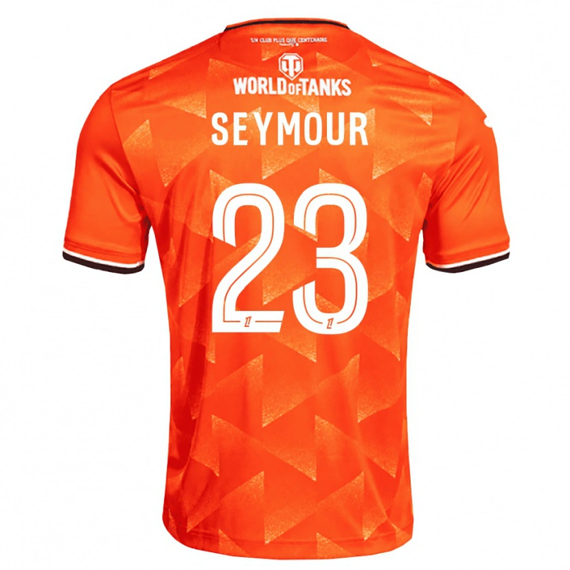 Danxen Donna Maglia Brice Seymour #23 Arancio Bianco Nero Kit Gara Home 2026/27 Maglietta