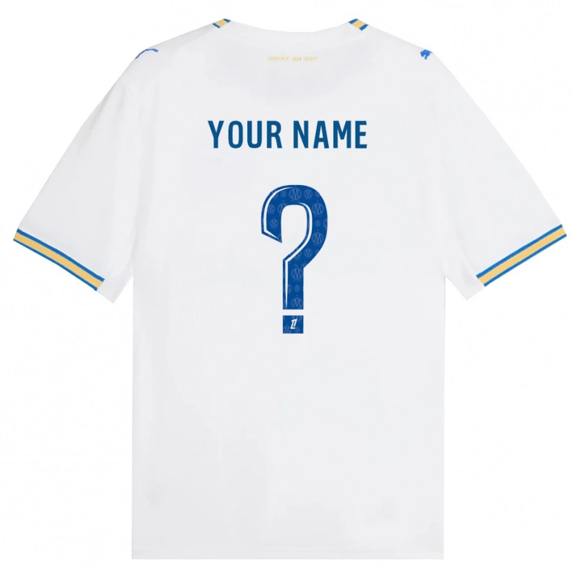 Danxen Donna Maglia Il Tuo Nome #0 Blu Schiarente Bianco Kit Gara Home 2026/27 Maglietta