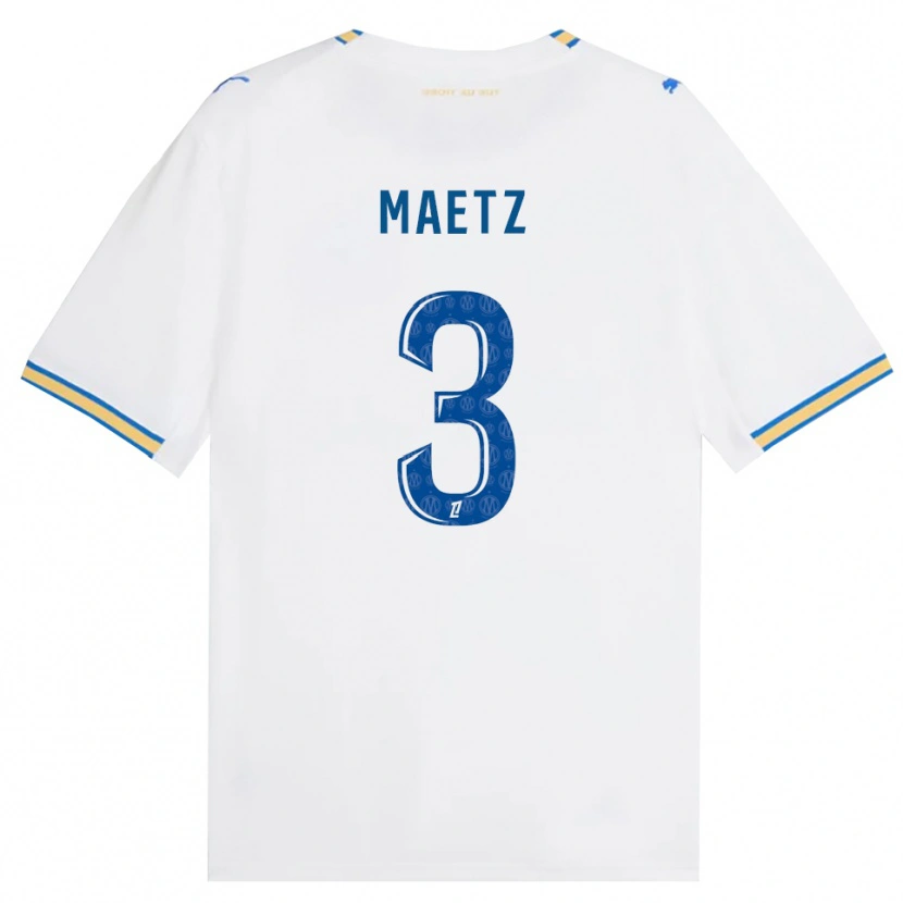 Danxen Donna Maglia Agathe Maetz #3 Blu Schiarente Bianco Kit Gara Home 2026/27 Maglietta