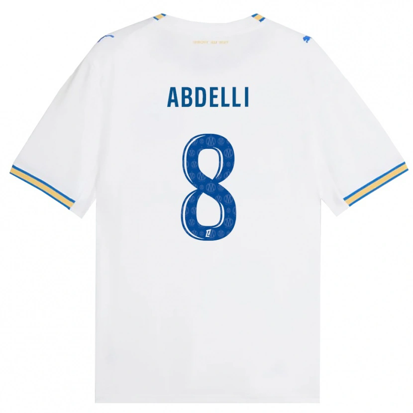 Danxen Donna Maglia Himad Abdelli #8 Blu Schiarente Bianco Kit Gara Home 2026/27 Maglietta