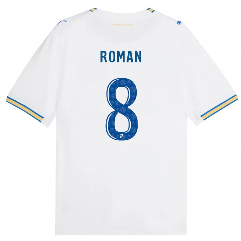 Danxen Donna Maglia Lucas Roman #8 Blu Schiarente Bianco Kit Gara Home 2026/27 Maglietta
