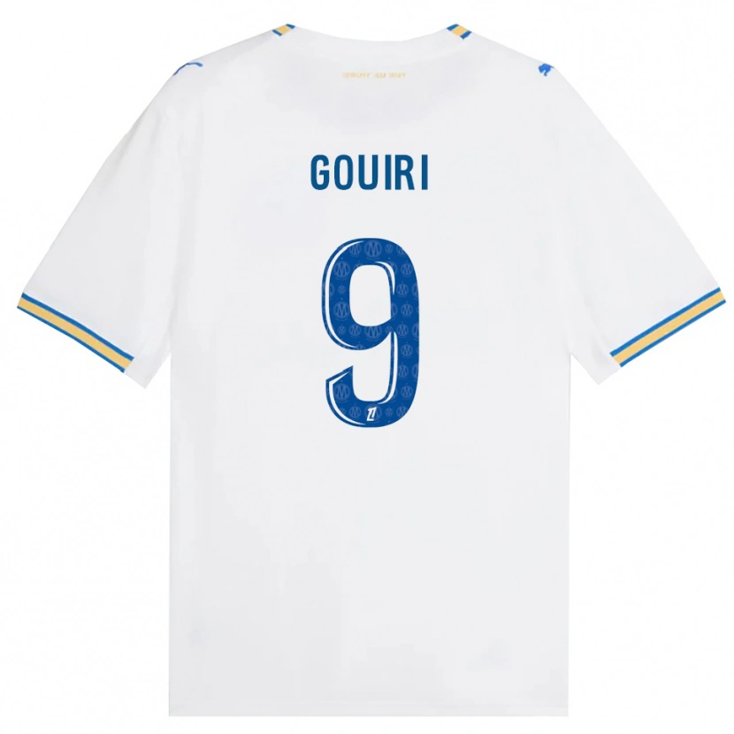 Danxen Donna Maglia Amine Gouiri #9 Blu Schiarente Bianco Kit Gara Home 2026/27 Maglietta