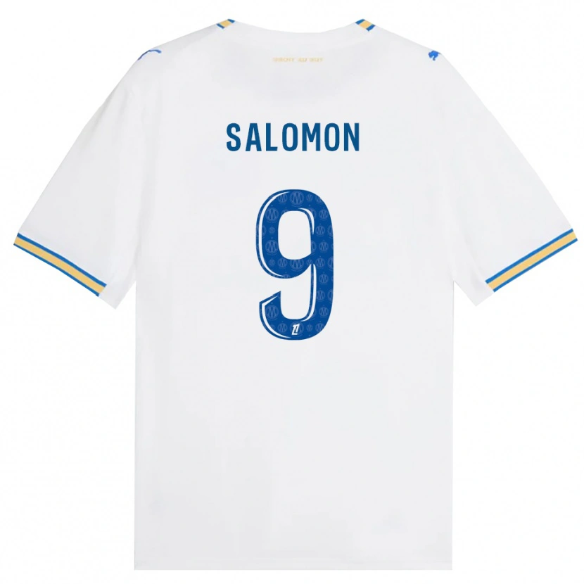 Danxen Donna Maglia Maeva Salomon #9 Blu Schiarente Bianco Kit Gara Home 2026/27 Maglietta
