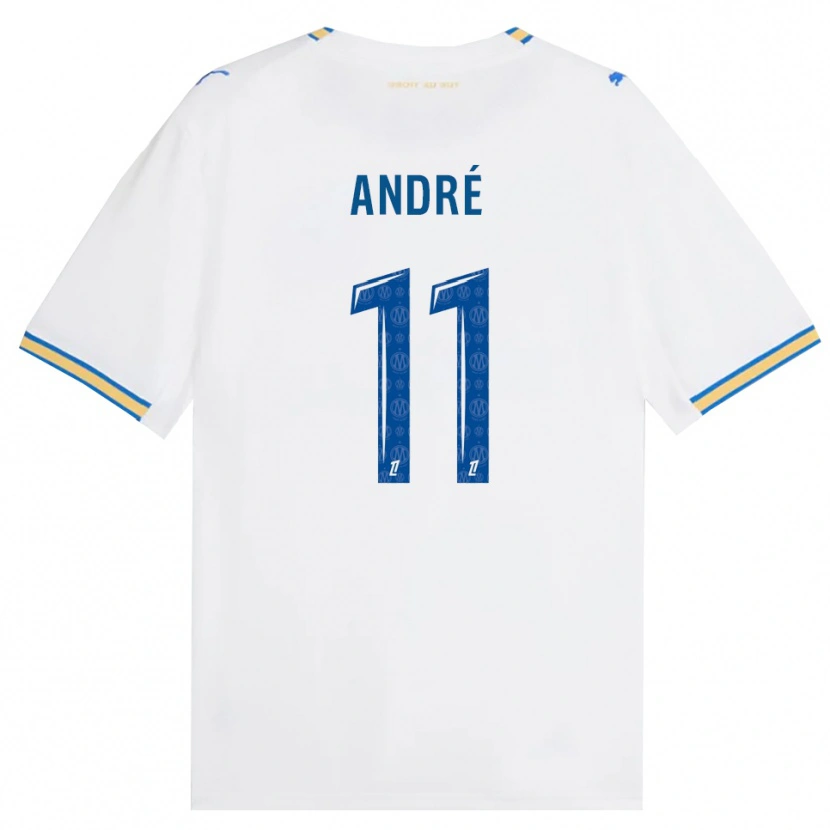 Danxen Donna Maglia Kalvin André #11 Blu Schiarente Bianco Kit Gara Home 2026/27 Maglietta