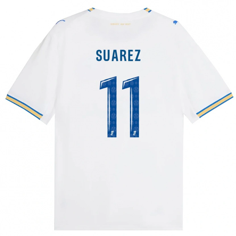 Danxen Donna Maglia Luis Suarez #11 Blu Schiarente Bianco Kit Gara Home 2026/27 Maglietta