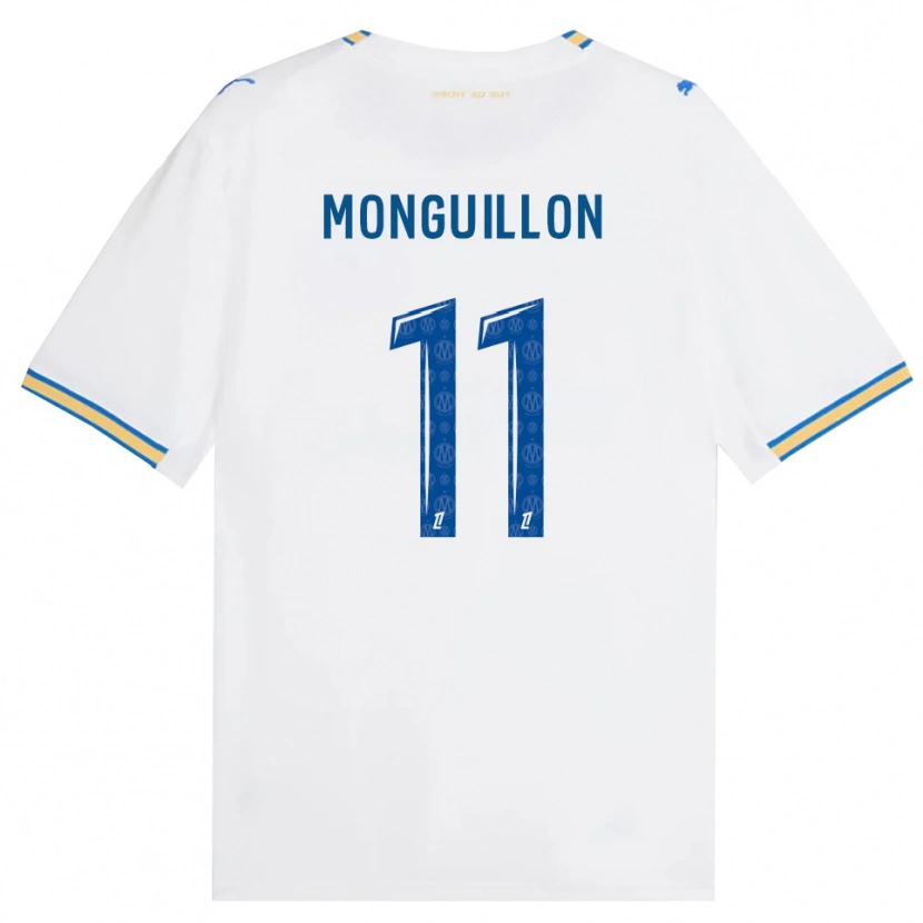 Danxen Donna Maglia Coralie Monguillon #11 Blu Schiarente Bianco Kit Gara Home 2026/27 Maglietta