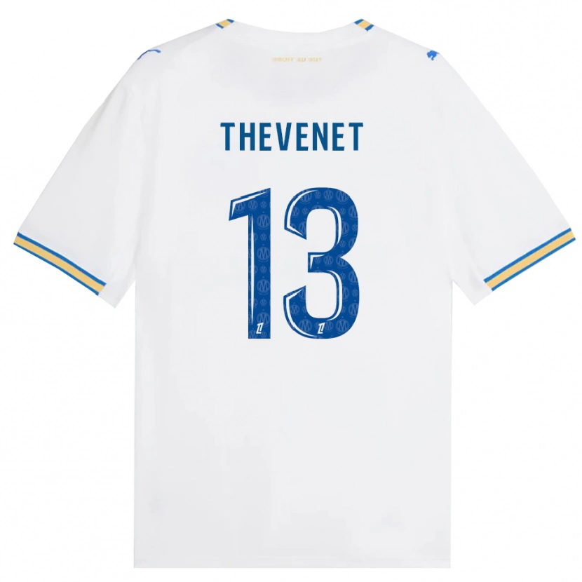 Danxen Donna Maglia Maxence Thevenet #13 Blu Schiarente Bianco Kit Gara Home 2026/27 Maglietta