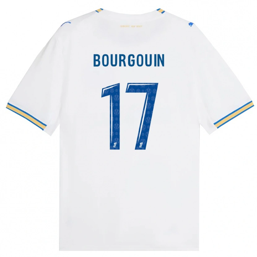 Danxen Donna Maglia Laura Bourgouin #17 Blu Schiarente Bianco Kit Gara Home 2026/27 Maglietta