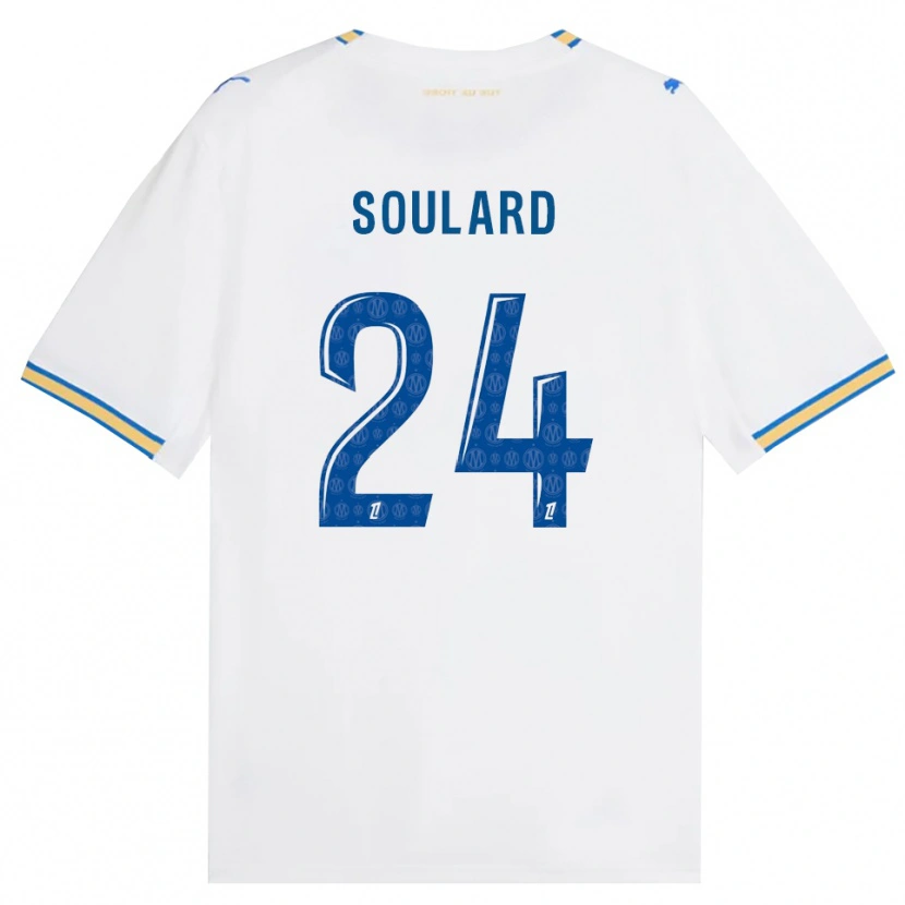 Danxen Donna Maglia Amandine Soulard #24 Blu Schiarente Bianco Kit Gara Home 2026/27 Maglietta