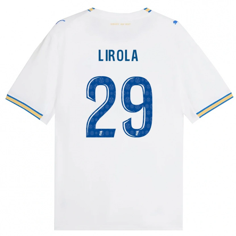 Danxen Donna Maglia Pol Lirola #29 Blu Schiarente Bianco Kit Gara Home 2026/27 Maglietta