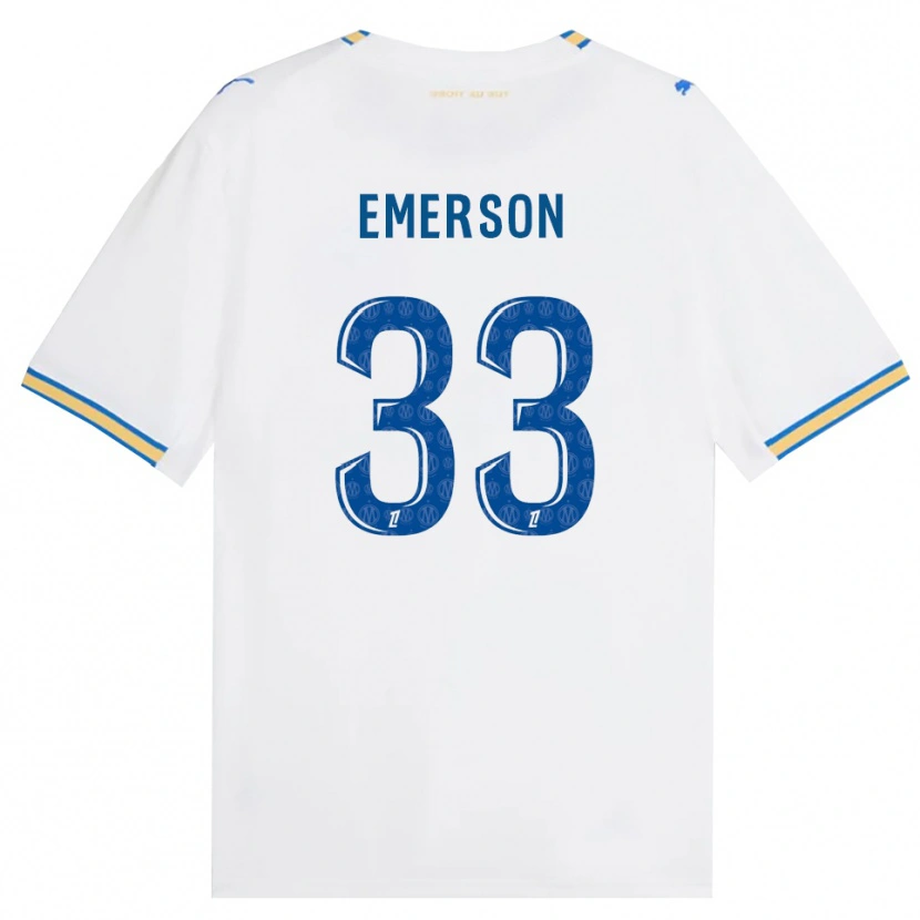 Danxen Donna Maglia Emerson Palmieri Dos Santos #33 Blu Schiarente Bianco Kit Gara Home 2026/27 Maglietta