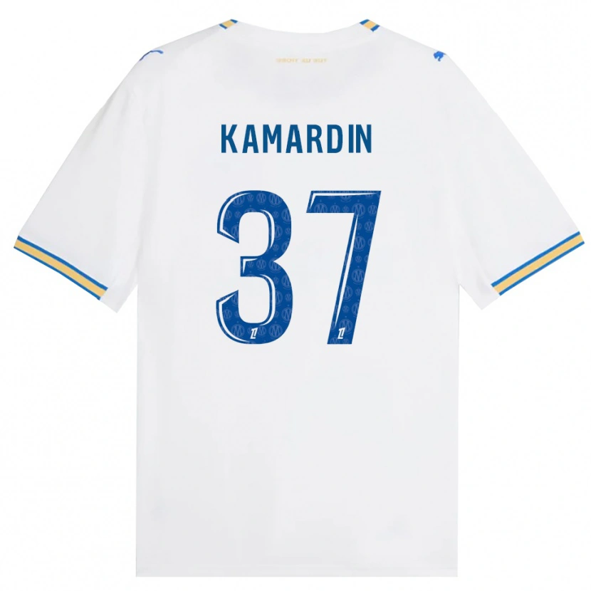 Danxen Donna Maglia Aaron Kamardin #37 Blu Schiarente Bianco Kit Gara Home 2026/27 Maglietta