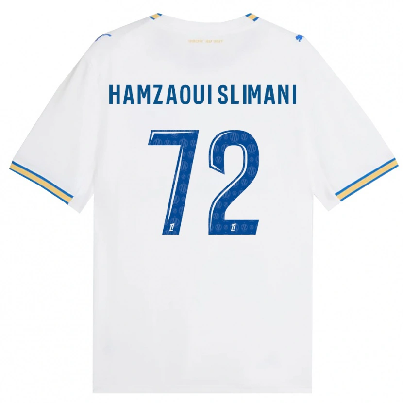 Danxen Donna Maglia Hilan Hamzaoui Slimani #72 Blu Schiarente Bianco Kit Gara Home 2026/27 Maglietta