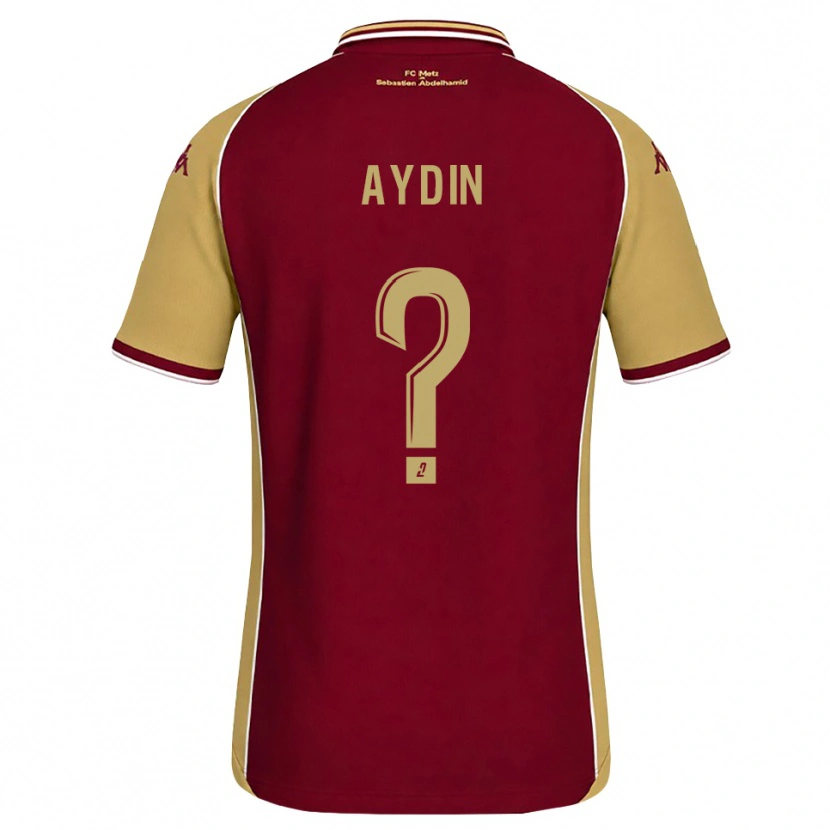 Danxen Donna Maglia Oguzhan Aydin #0 Goldenrod Rosso Scuro Kit Gara Home 2026/27 Maglietta