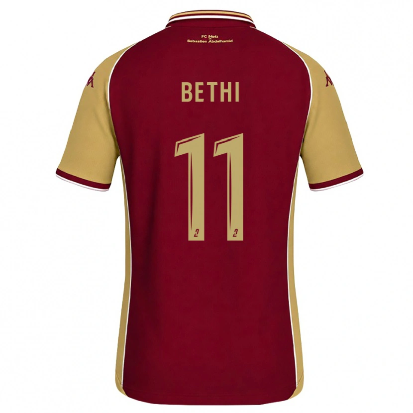 Danxen Donna Maglia Mélissa Bethi #11 Goldenrod Rosso Scuro Kit Gara Home 2026/27 Maglietta
