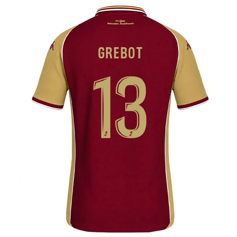 Danxen Donna Maglia Leny Grebot #13 Goldenrod Rosso Scuro Kit Gara Home 2026/27 Maglietta