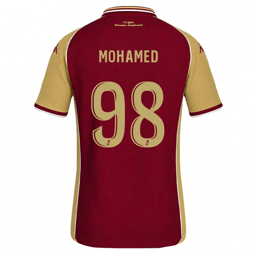 Danxen Donna Maglia Idris Mohamed #98 Goldenrod Rosso Scuro Kit Gara Home 2026/27 Maglietta