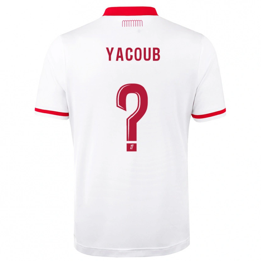 Danxen Donna Maglia Béchir Yacoub #0 Rosso Bianco Kit Gara Home 2026/27 Maglietta