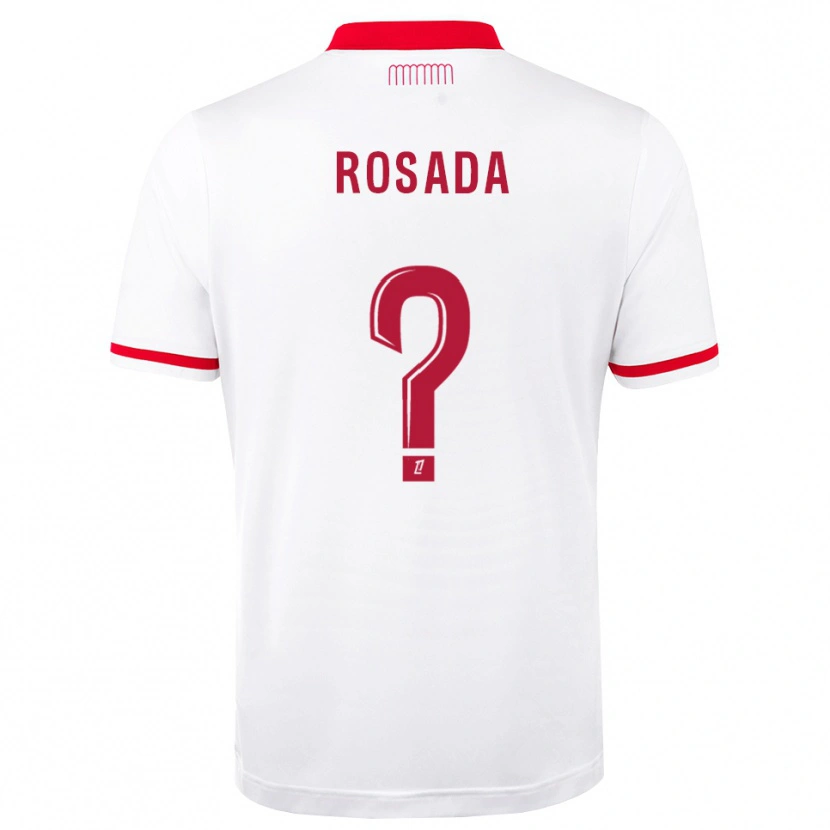 Danxen Donna Maglia Riley Rosada #0 Rosso Bianco Kit Gara Home 2026/27 Maglietta
