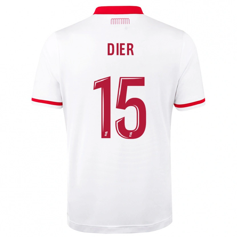 Danxen Donna Maglia Eric Dier #15 Rosso Bianco Kit Gara Home 2026/27 Maglietta
