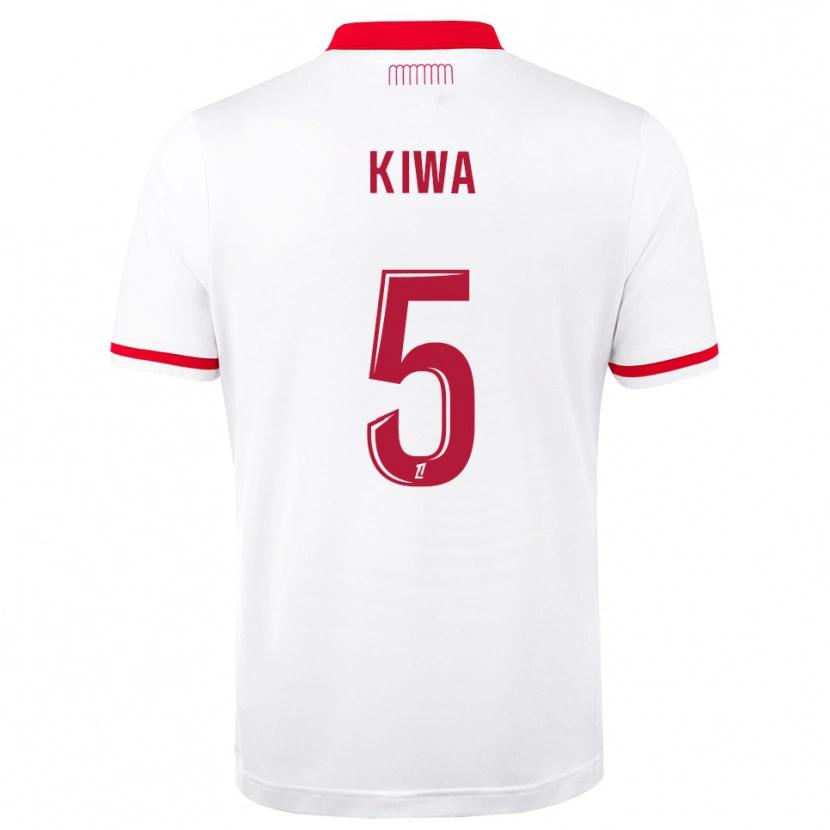Danxen Donna Maglia Bradel Kiwa #5 Rosso Bianco Kit Gara Home 2026/27 Maglietta