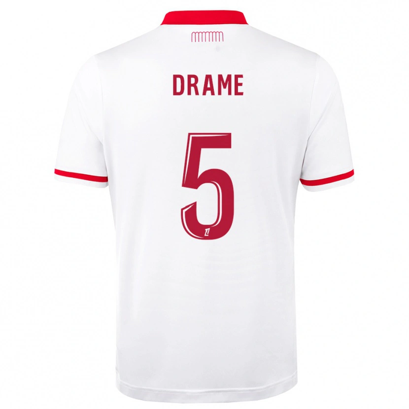 Danxen Donna Maglia Massiremba Dramé #5 Rosso Bianco Kit Gara Home 2026/27 Maglietta