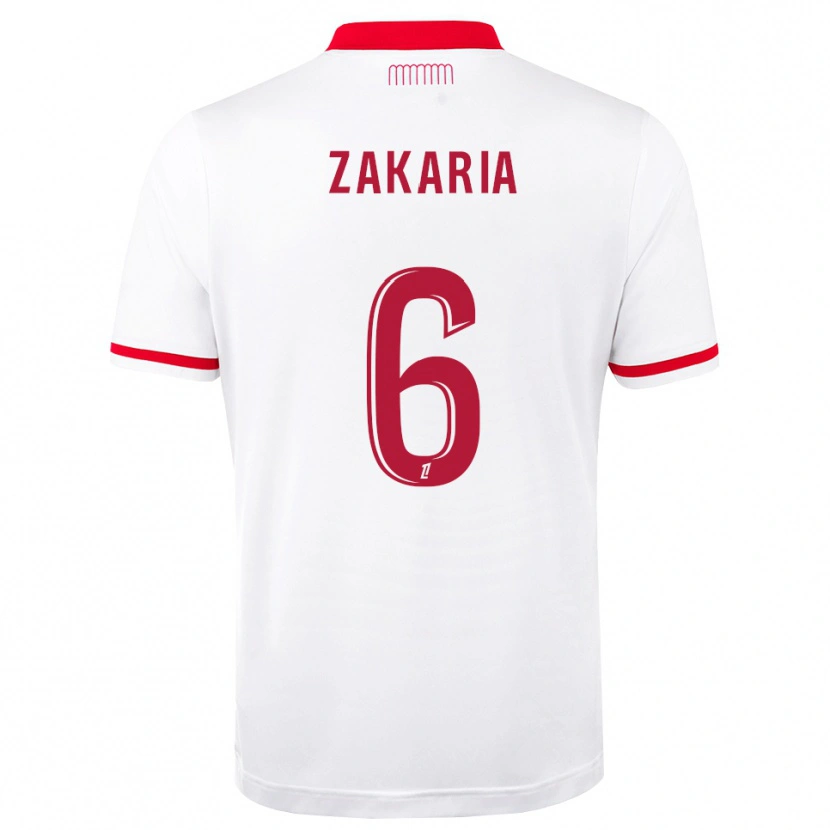 Danxen Donna Maglia Denis Zakaria #6 Rosso Bianco Kit Gara Home 2026/27 Maglietta