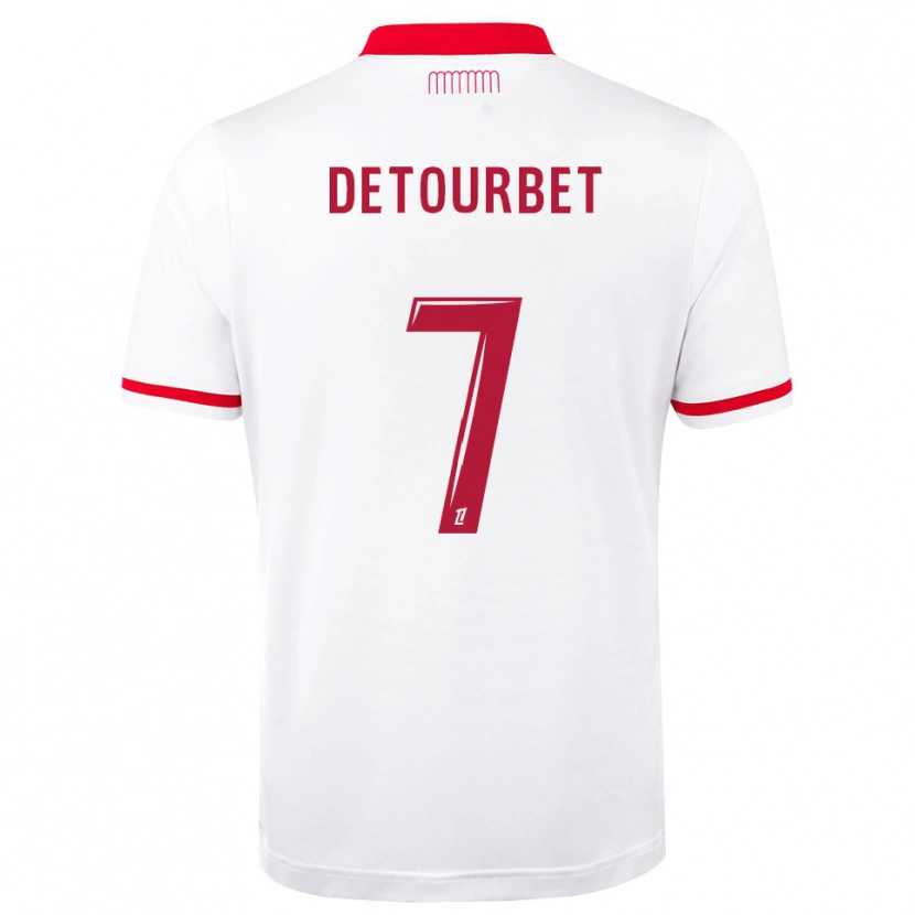 Danxen Donna Maglia Mathys Detourbet #7 Rosso Bianco Kit Gara Home 2026/27 Maglietta
