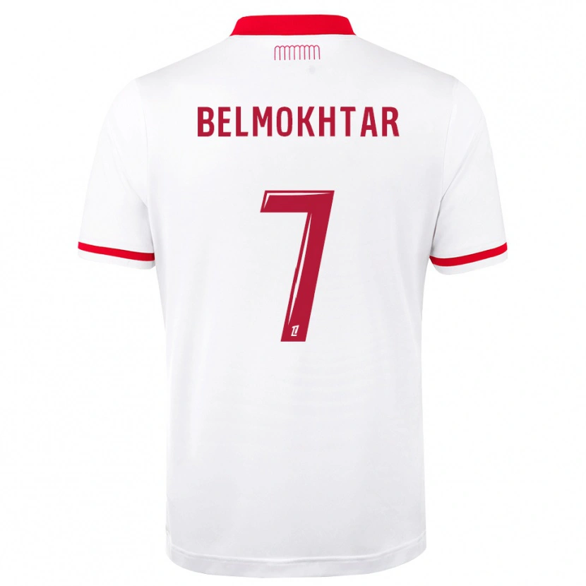 Danxen Donna Maglia Ilies Belmokhtar #7 Rosso Bianco Kit Gara Home 2026/27 Maglietta